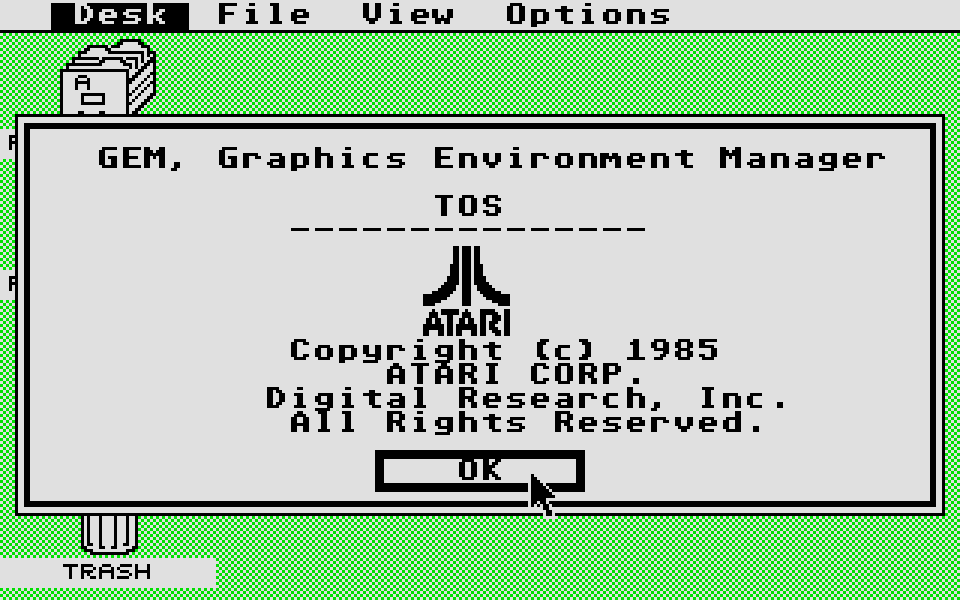 Atari STf Emulator atari screenshot